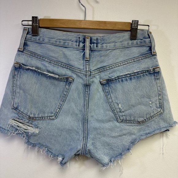 Agolde Parker Vintage Cut Off Shorts, Size 25 - Picture 2 of 9